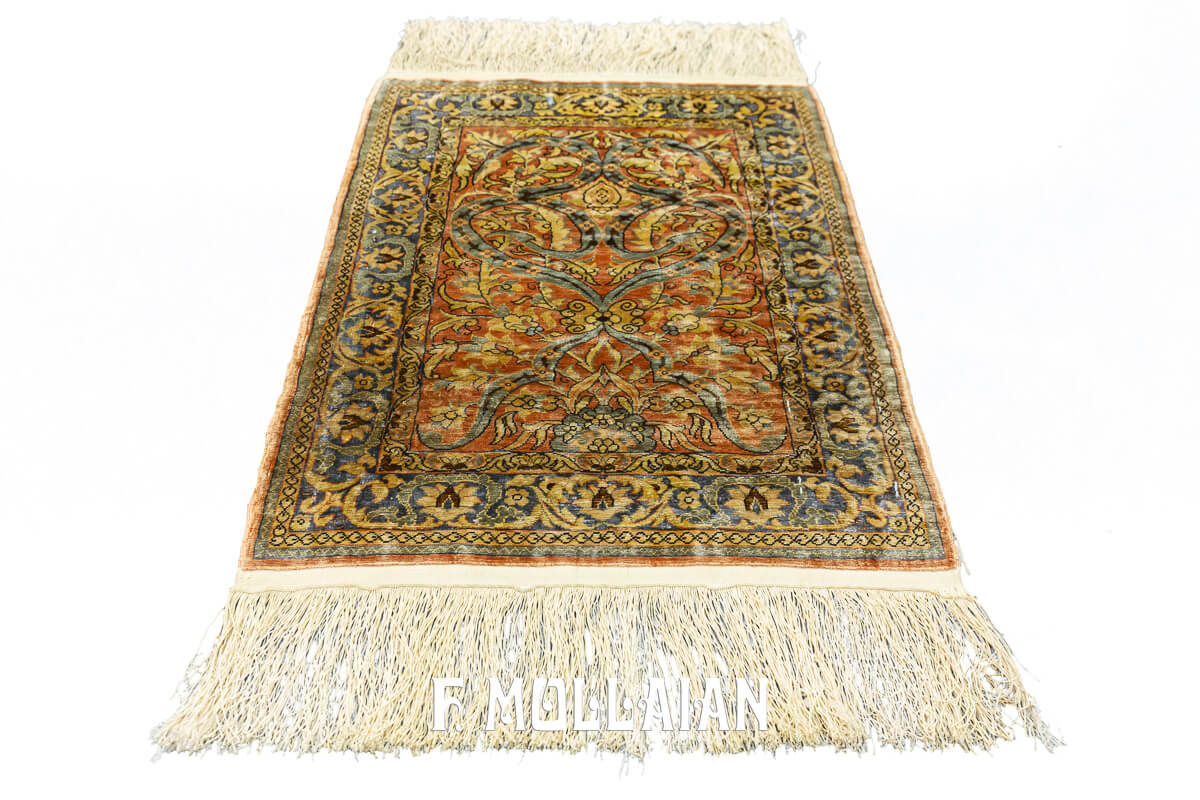 Hereke Rug Silk Extra Fine Beige Color n°:956212